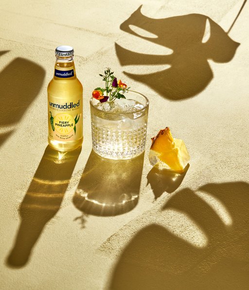 A stylized photo of Fiery Pineapple Mixer