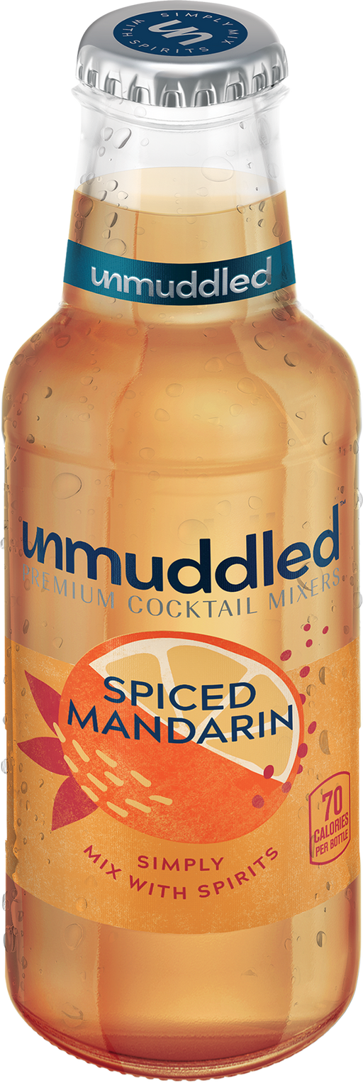 A bottle of Spiced Mandarin Mixer